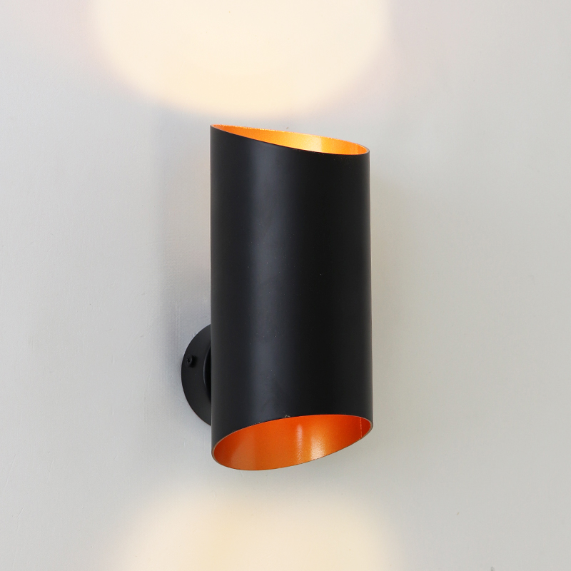 Modern up down vägglampa svart, Dillan