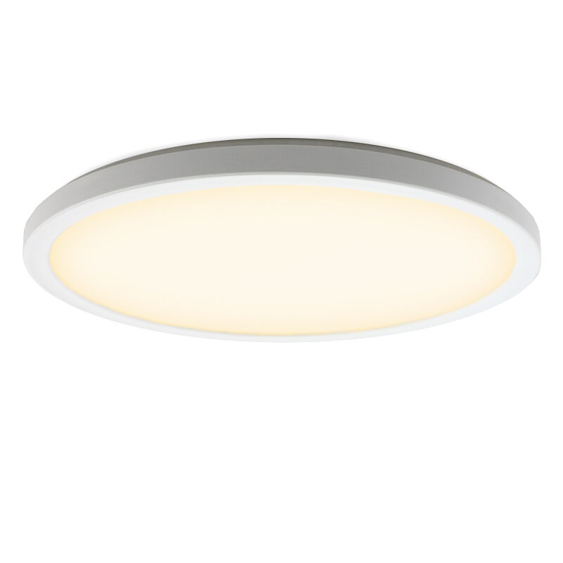 Plast plafond vit, Shona, 18W, 3000K LED, 3 stegs dimmer