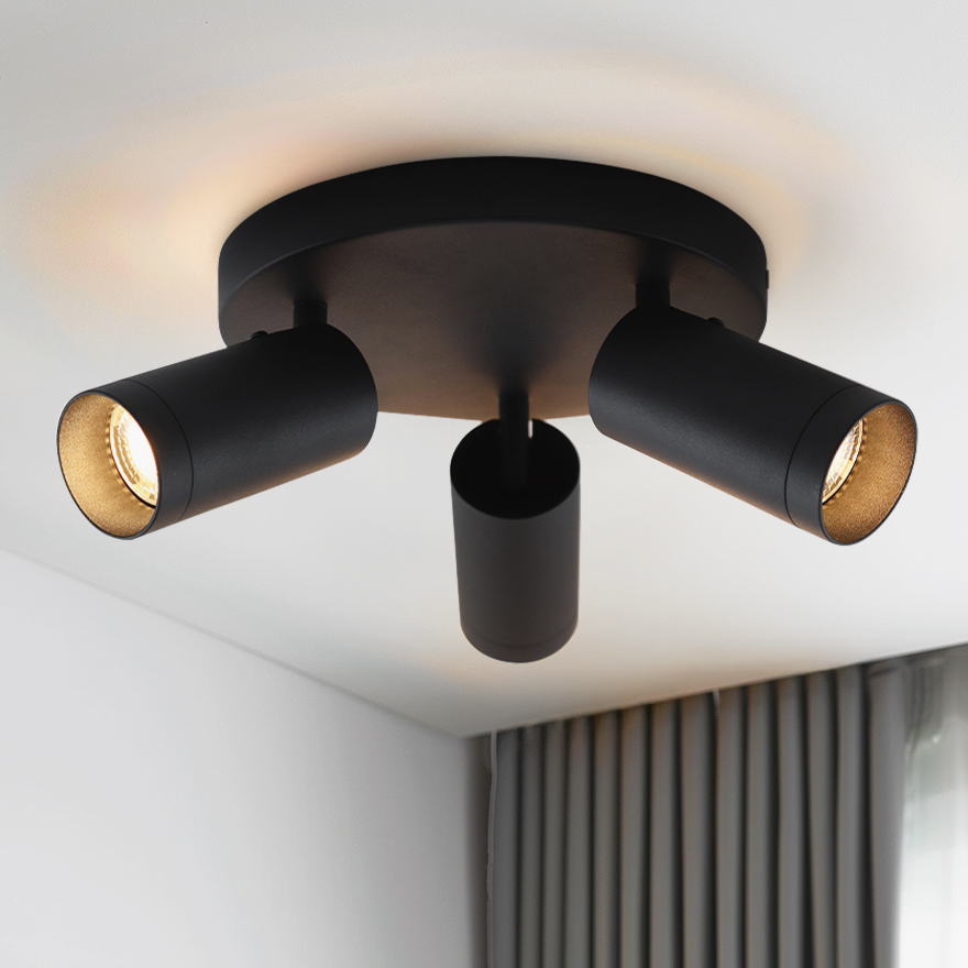 Modern spotlight tak svart, Nadi