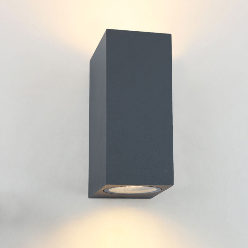 Modern utelampa antracit, Corella, IP44