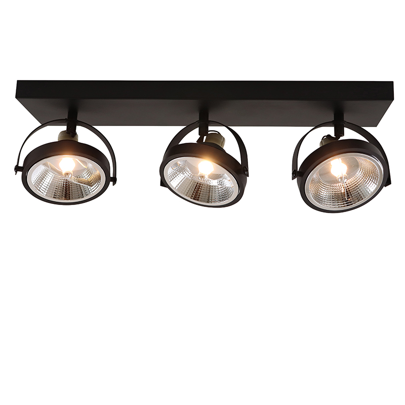 Modern taklampa svart, Morris