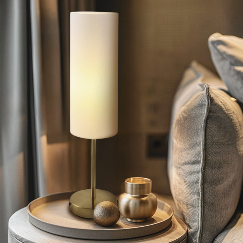 Modern bordslampa vit, Gaya, med brytare
