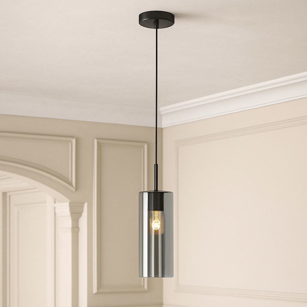 Modern fönsterlampa grå, Gaya