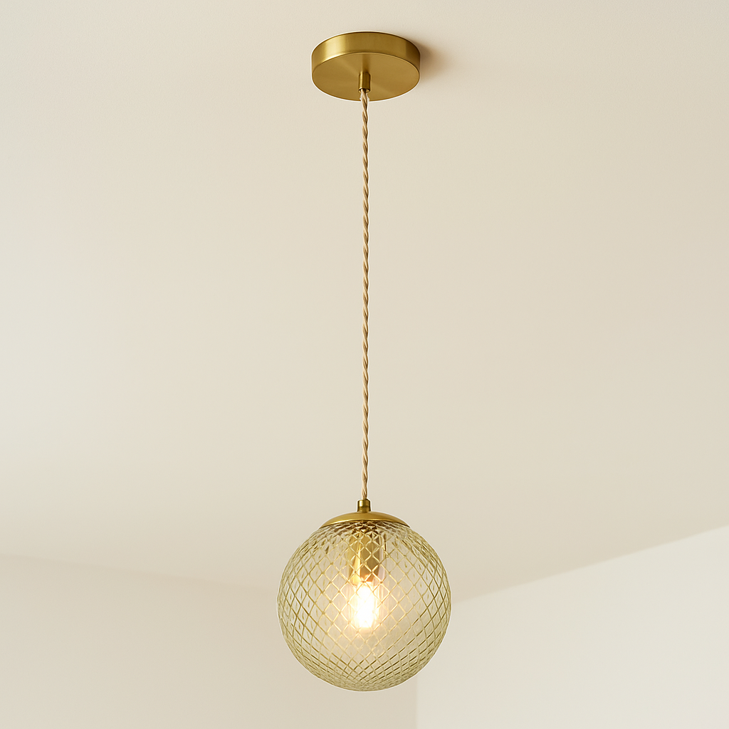 Retro fönsterlampa grön, Johnson
