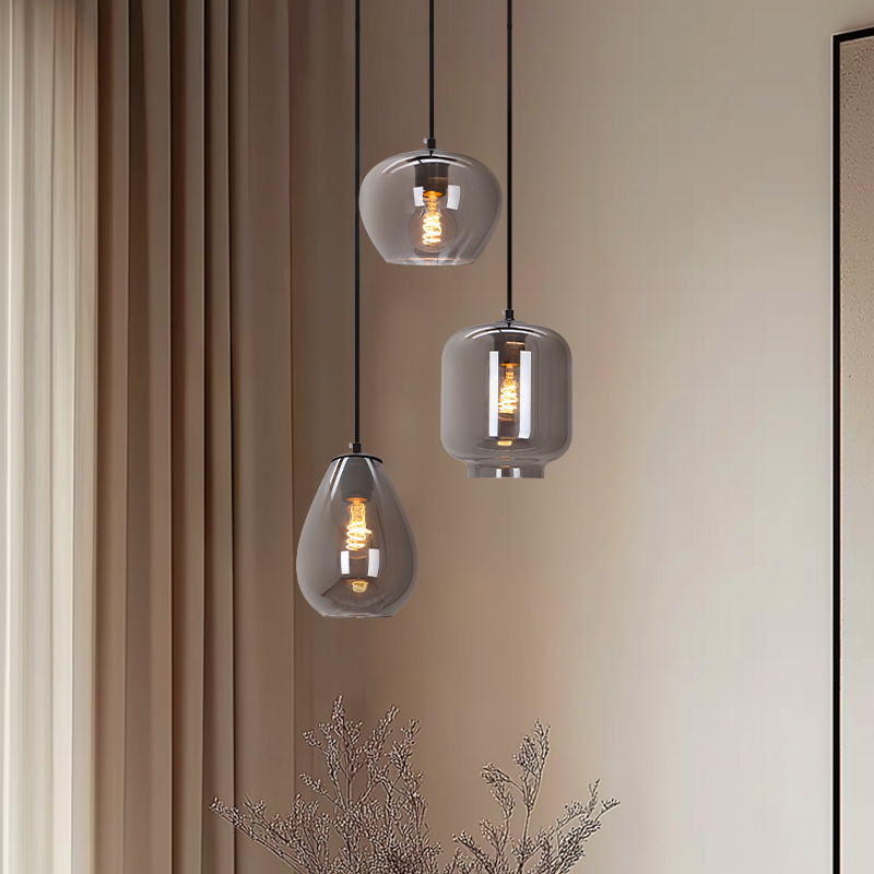 Modern fönsterlampa grå, Caia
