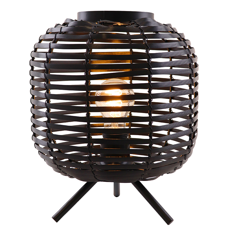 Industri bordslampa svart, Pinar, med brytare