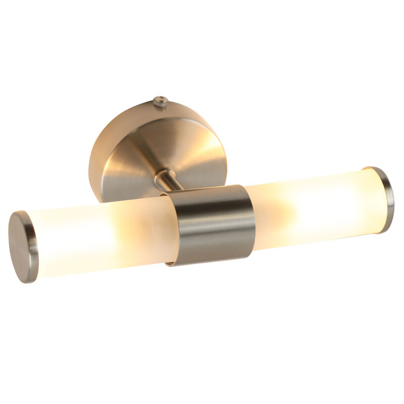 Modern badrumslampa vägg nickel, Callum, IP44