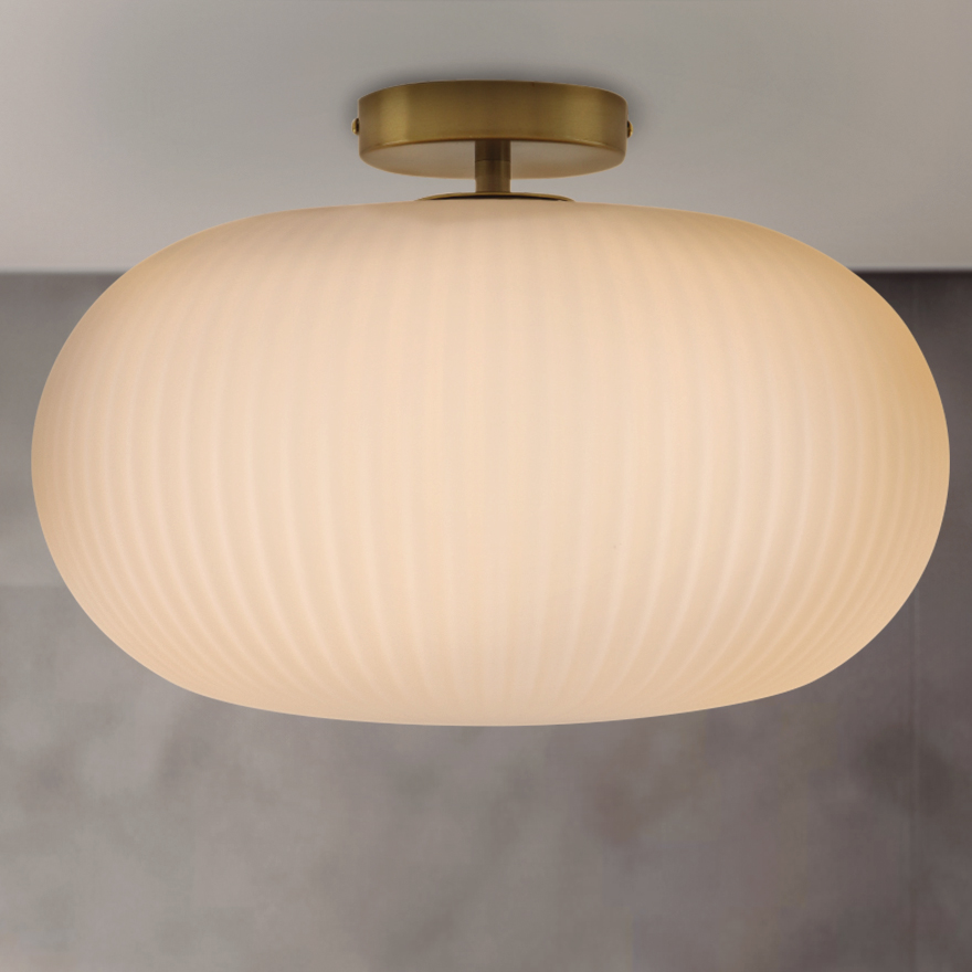 Design taklampa badrum vit, Elliot, IP44