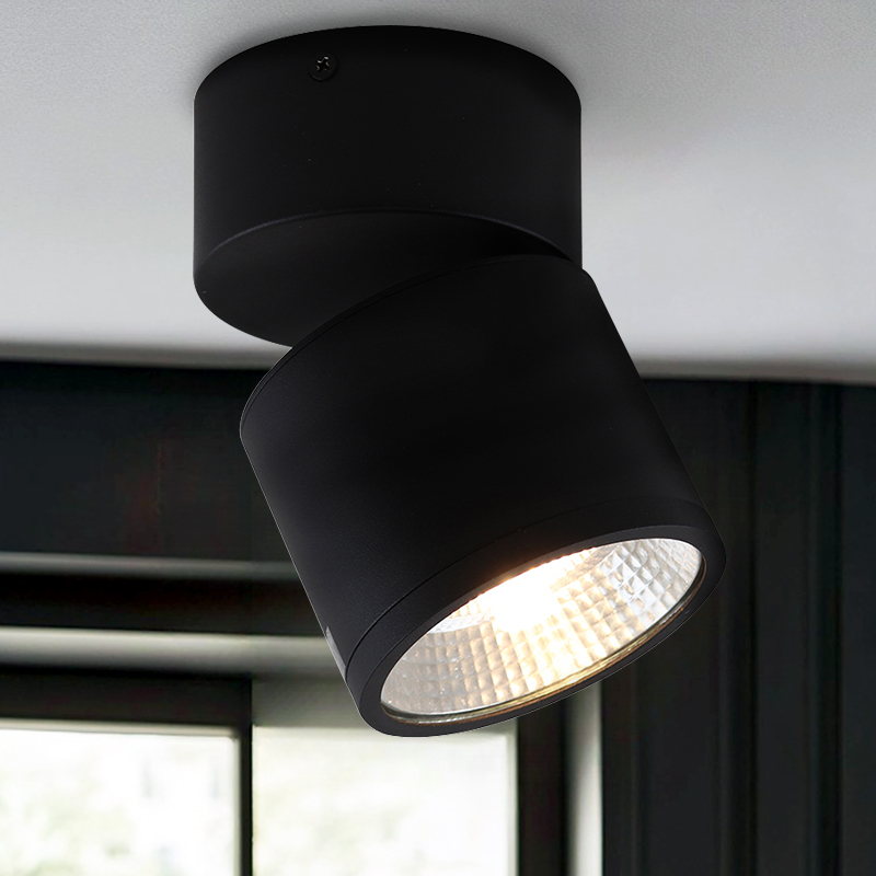 Modern spotlight tak svart, Thomas