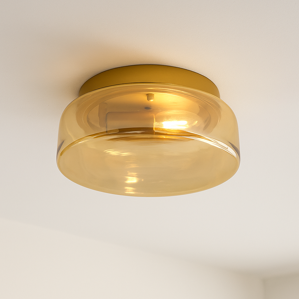 Design plafond bärnstensfärgad, Byron