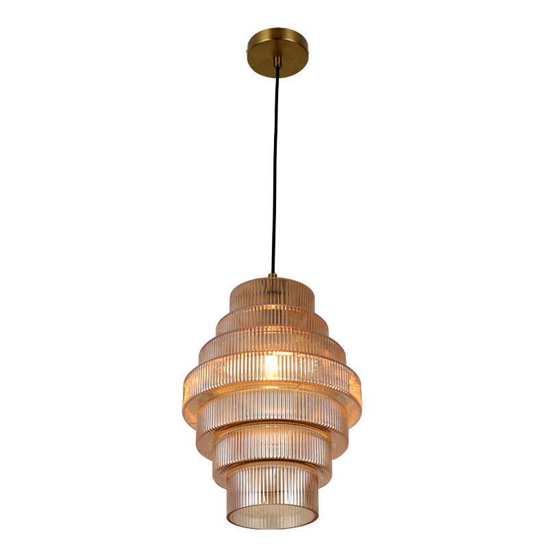 Retro fönsterlampa bärnstensfärgad, Paris