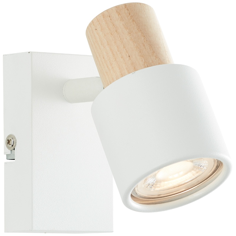 Modern väggspotlight vit, Soscha