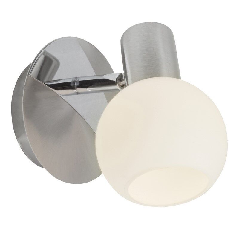 Glas vägglampa krom, Ronaldo