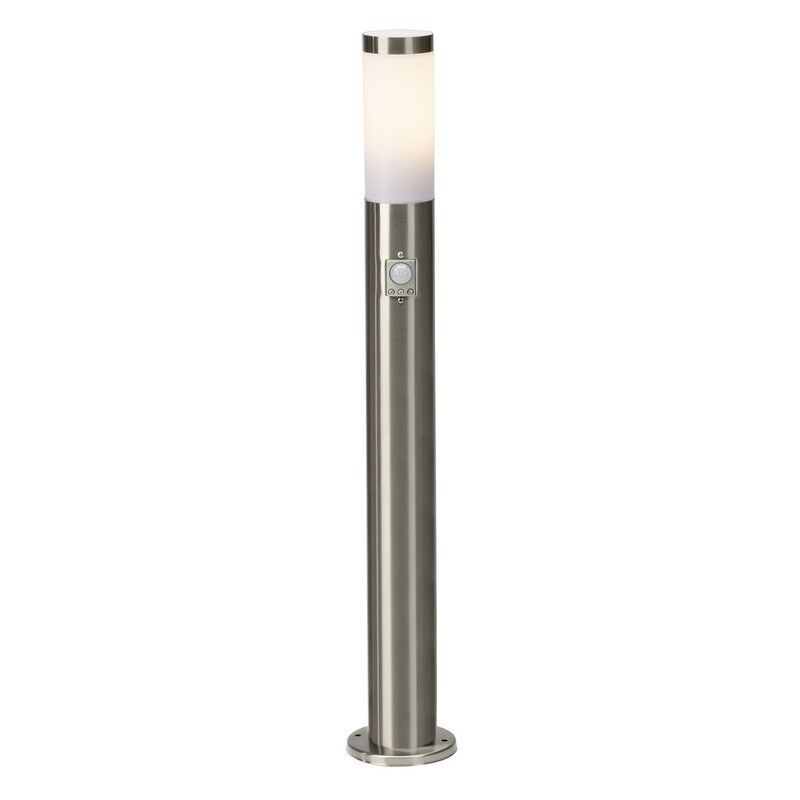 Plast golvlampa utomhus med rörelsesensor krom, Tom, IP44