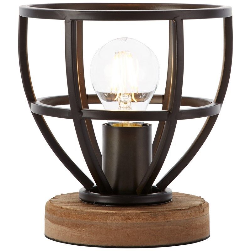 Modern bordslampa svart, Esmee, med brytare
