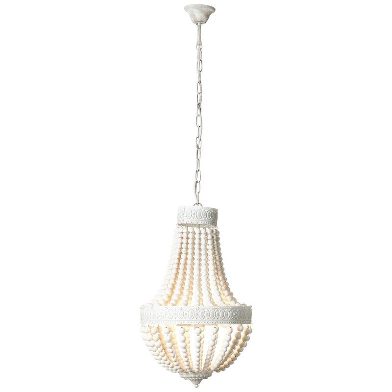 Trä fönsterlampa vit, Nikki