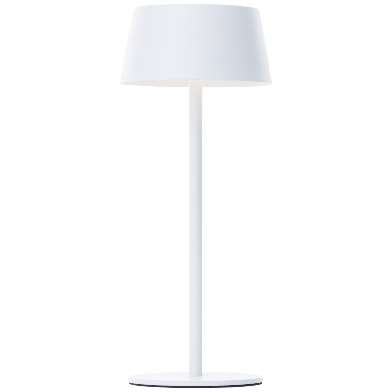 Modern utomhus vägglampa solcell vit, Soumaya, 4W, 3000K LED, IP44, 3 stegs dimmer