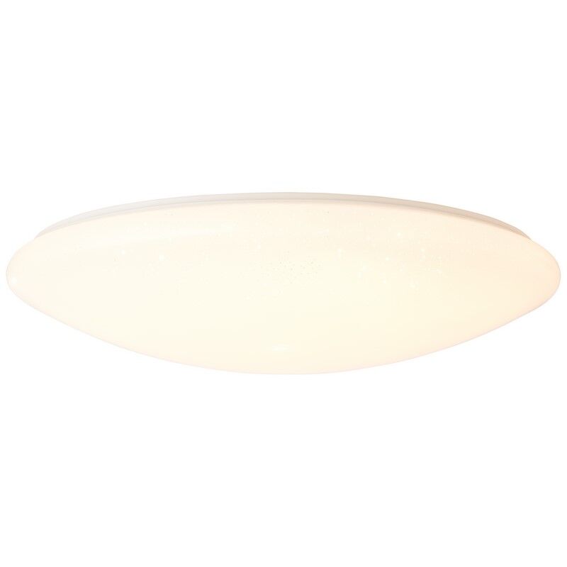 Design taklampa vit, Djalissa, 60W, varm till kall vit justerbar LED, met fjärrkontroll