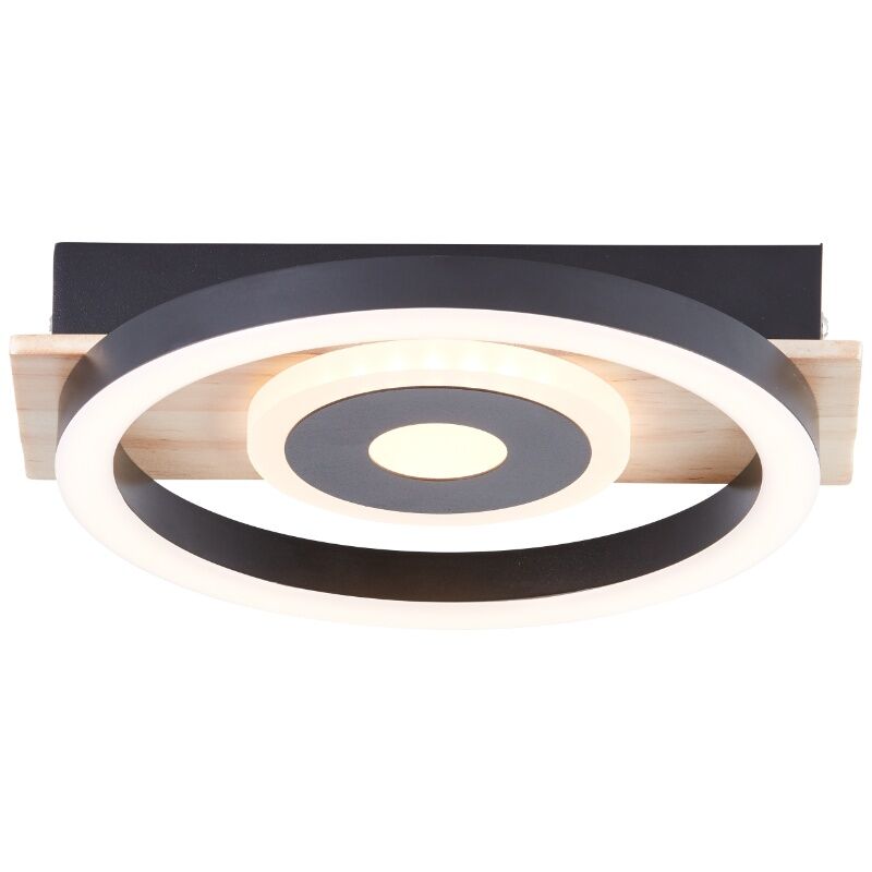 Design plafond brun, Konrad, 9W, 3000K LED