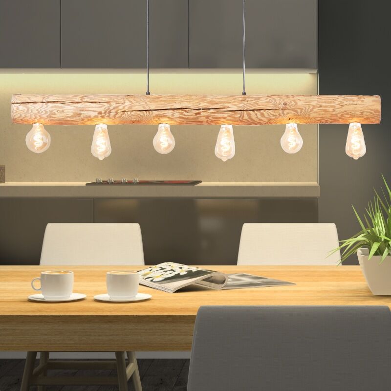 Trä fönsterlampa brun, Sibren