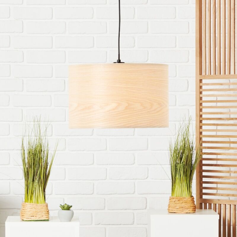 Trä fönsterlampa beige, Enna