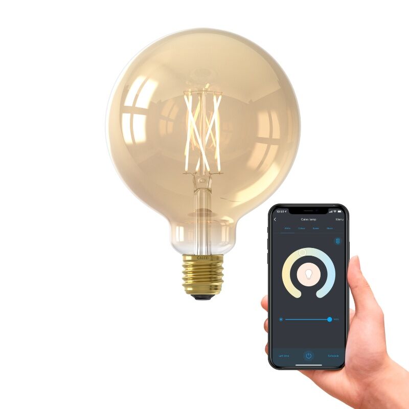 Calex smart LED lampa E27 bärnstensfärgad, 7W, 1800-3000K