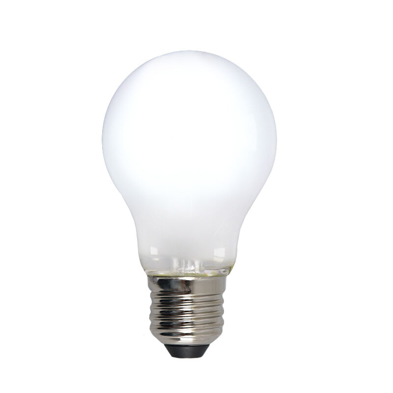 Dimbar Olucia E27 LED lampa, A60, 5w, Vitt glas, 6500k