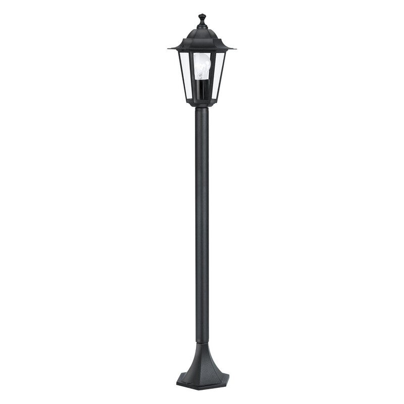 Svart klassisk utelampa aluminium, Alieke, IP44