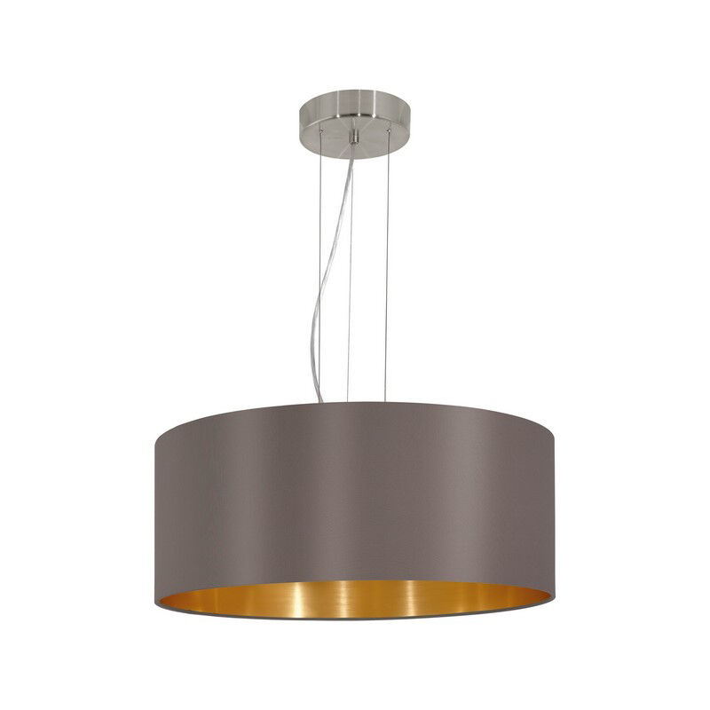 Brun modern fönsterlampa tyg, Terme
