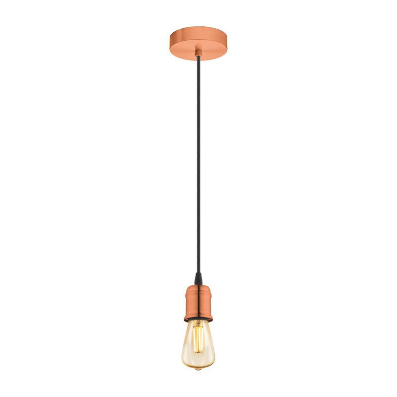Koppar vintage fönsterlampa metall, Christel