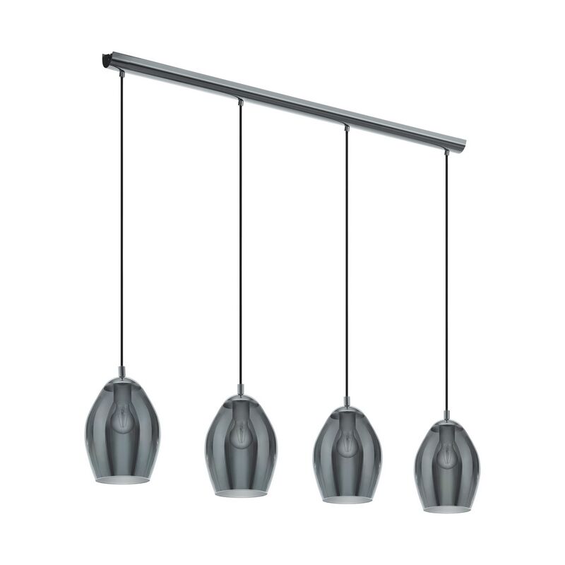 Grå design fönsterlampa glas, Nikky
