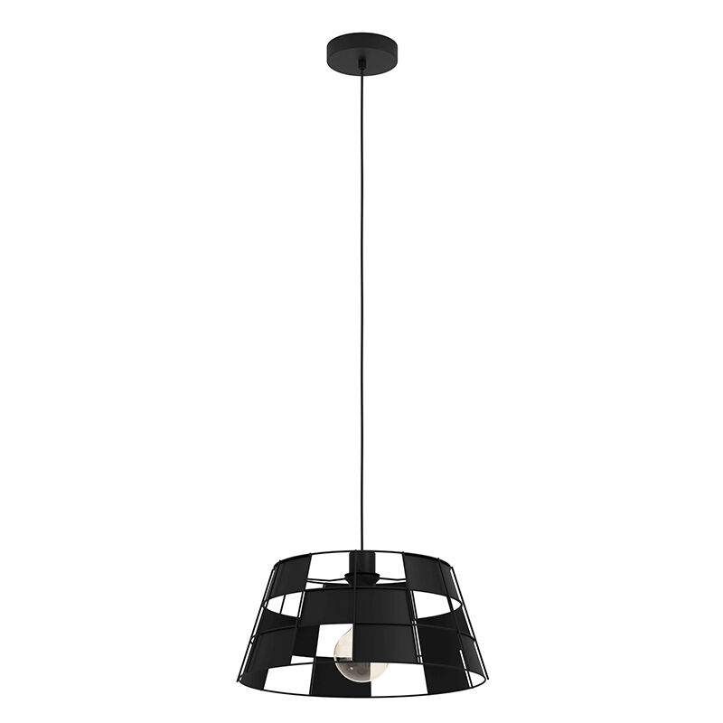 Svart fönsterlampa aluminium, Nelly