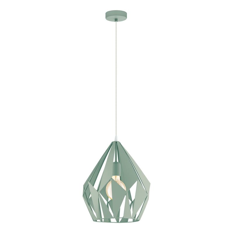 Grön design fönsterlampa metall, Acri