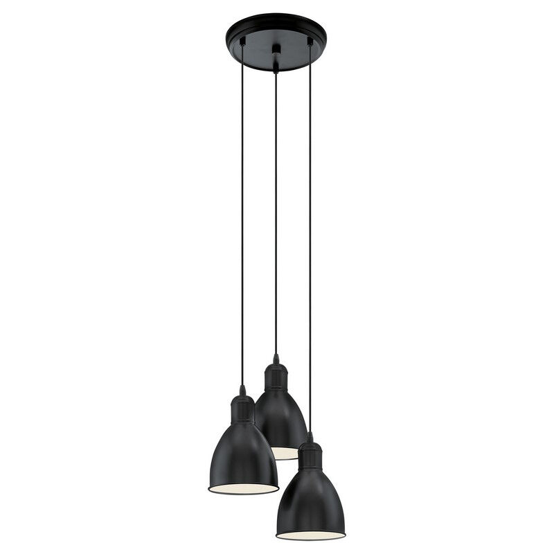 Svart industri fönsterlampa metall, Lavinio