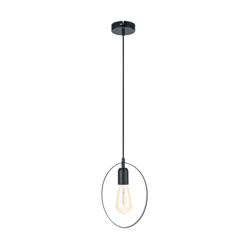 Svart retro fönsterlampa metall, Aida