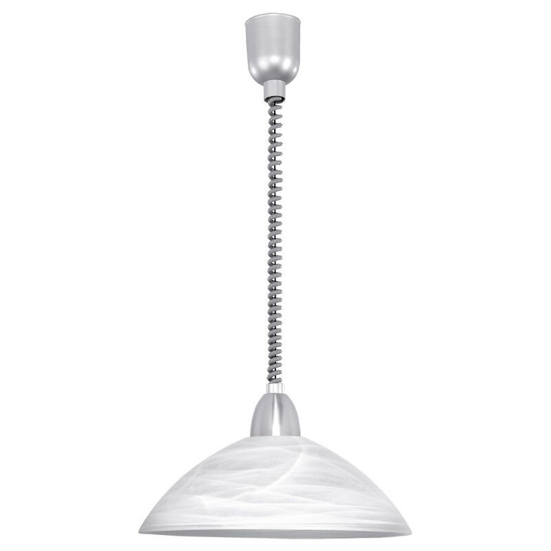Vit klassisk fönsterlampa glas, Brandon