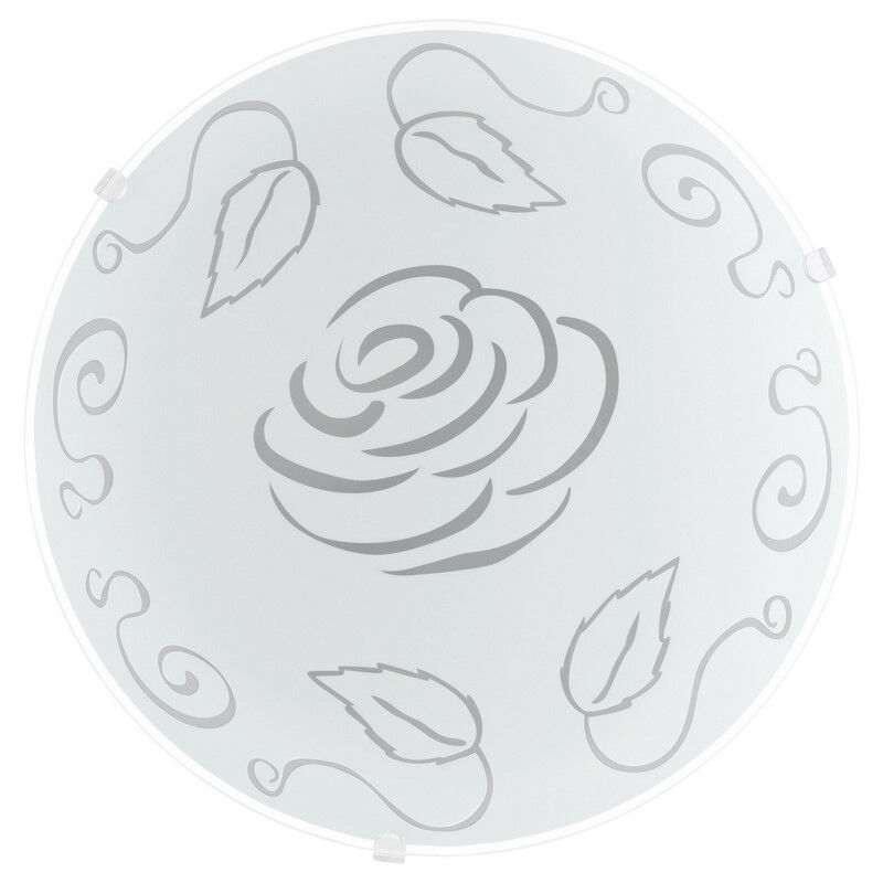Vit plafond glas, Bada