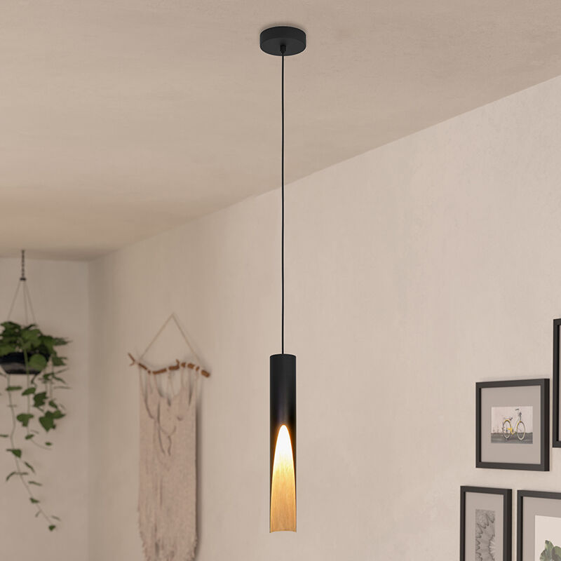 Brun modern fönsterlampa aluminium, Aloysius