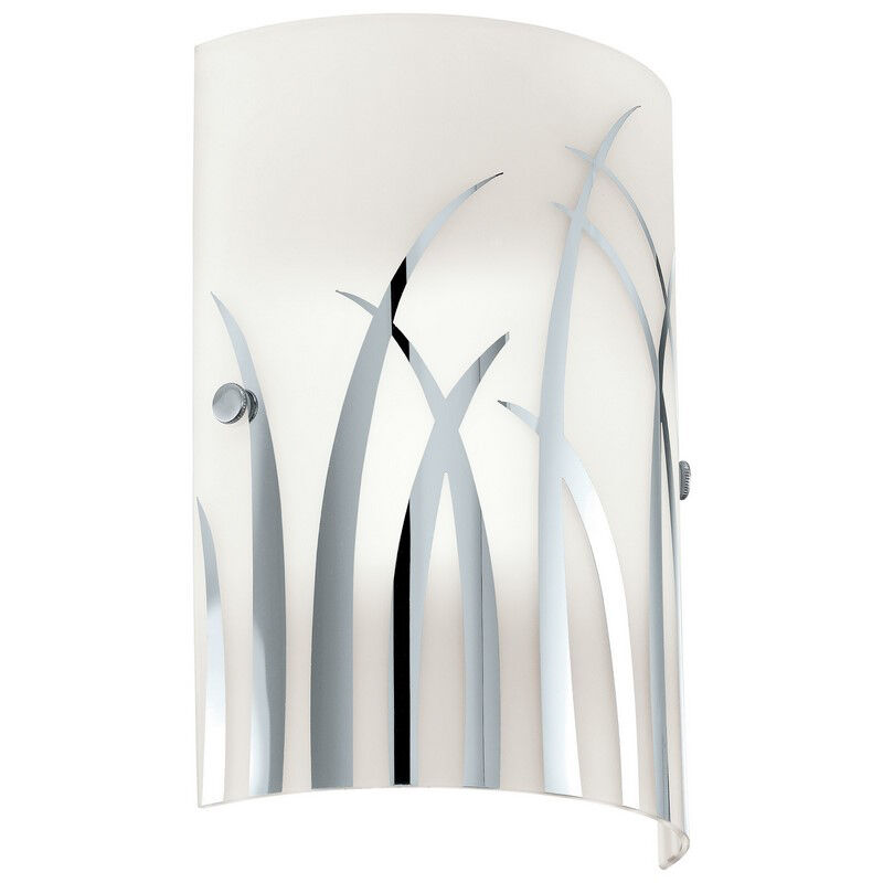 Vit design vägglampa glas, Ilyas