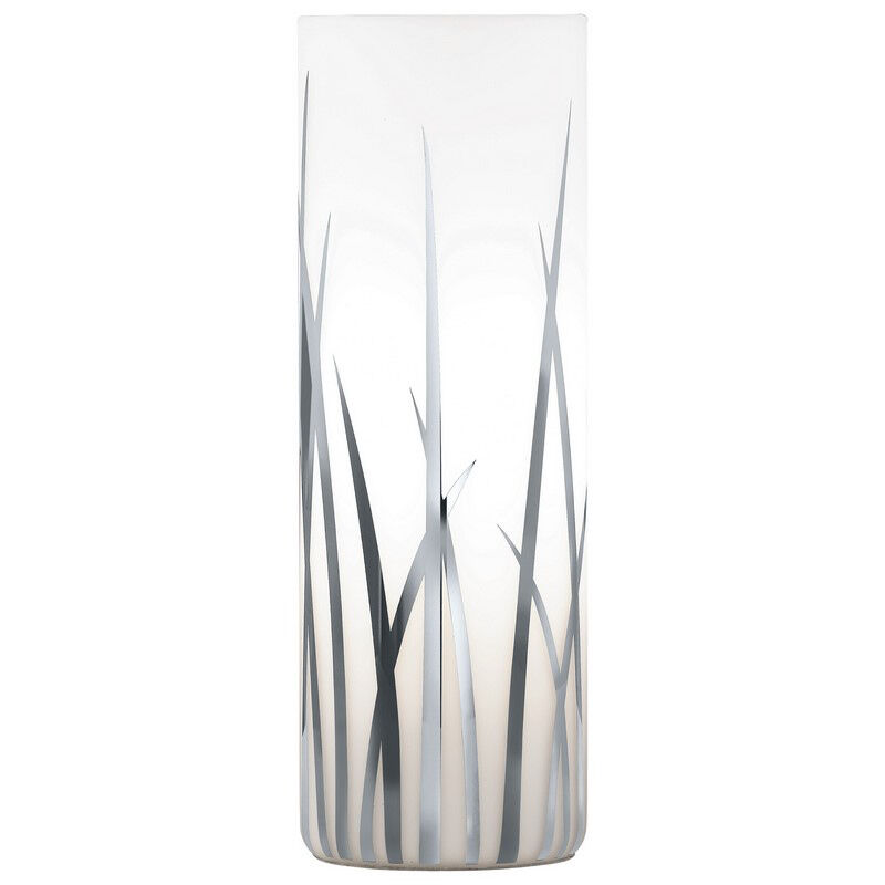 Krom design bordslampa glas, Ilyas, med brytare