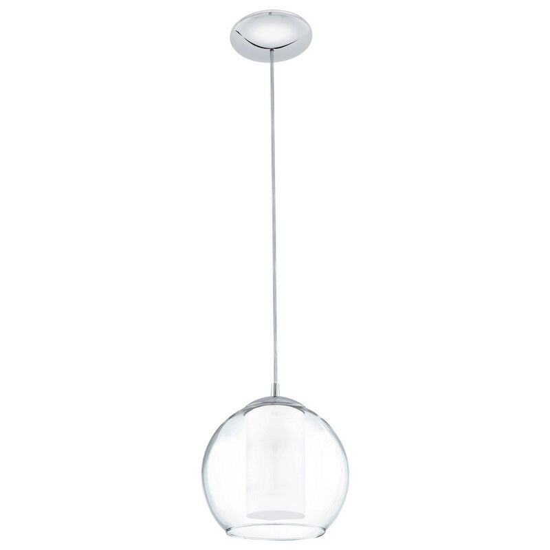 Krom design fönsterlampa glas, Silvijn
