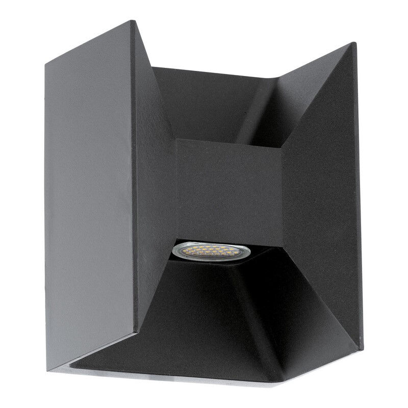 Antracit utelampa aluminium, Jeslynn, 3W, 3000K LED, IP44