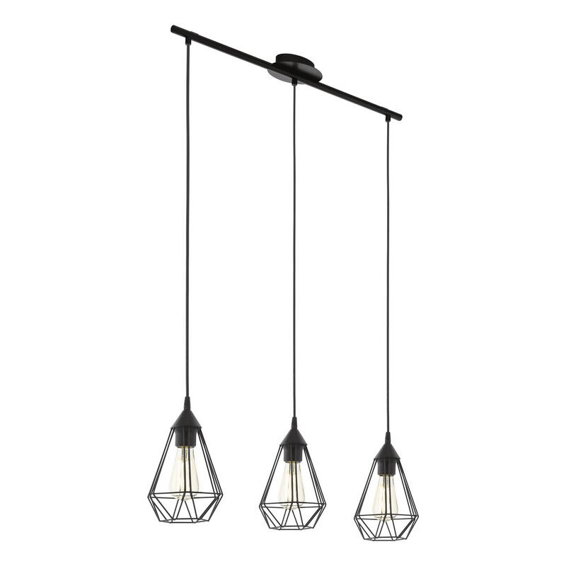 Svart industri fönsterlampa metall, Costel