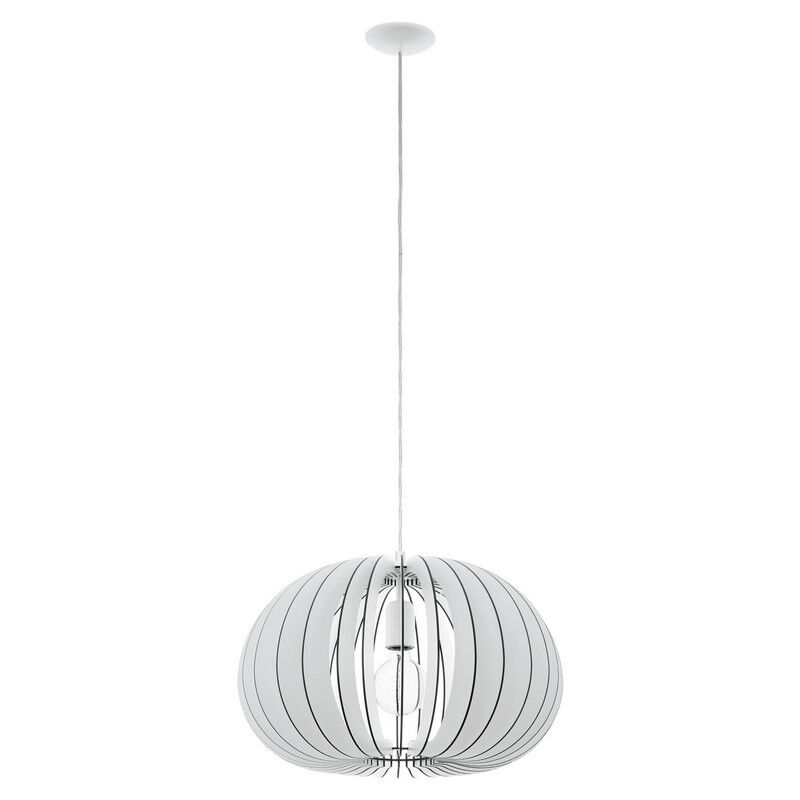 Vit rustik fönsterlampa trä, Bergama