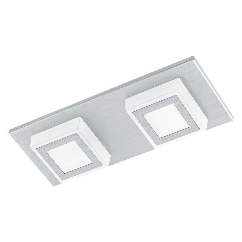 Silver modern plafond plast, Elsien, 3W, 3000K LED