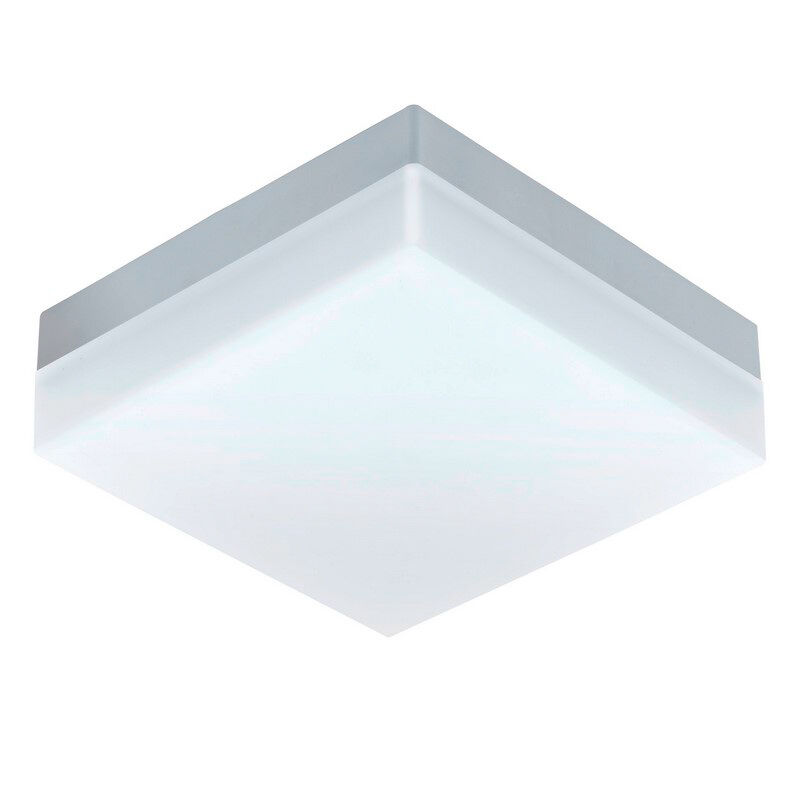 Vit utelampa plast, Allon, IP44