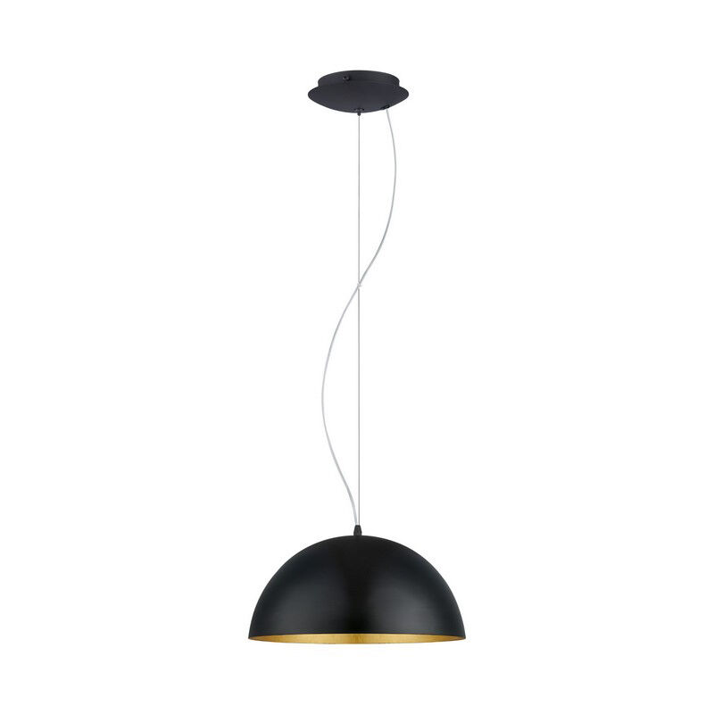 Guld modern kupollampa metall, Geneva