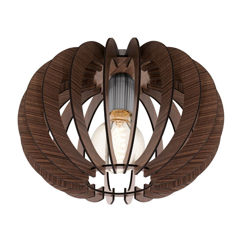Brun design taklampa trä, Kiran