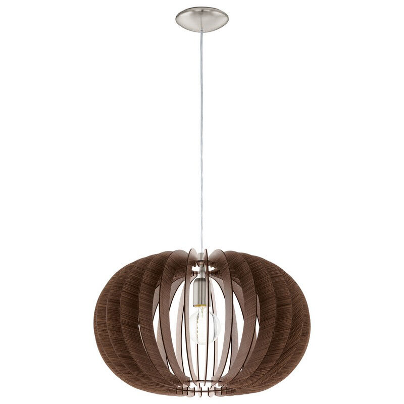 Brun rustik fönsterlampa trä, Kiran