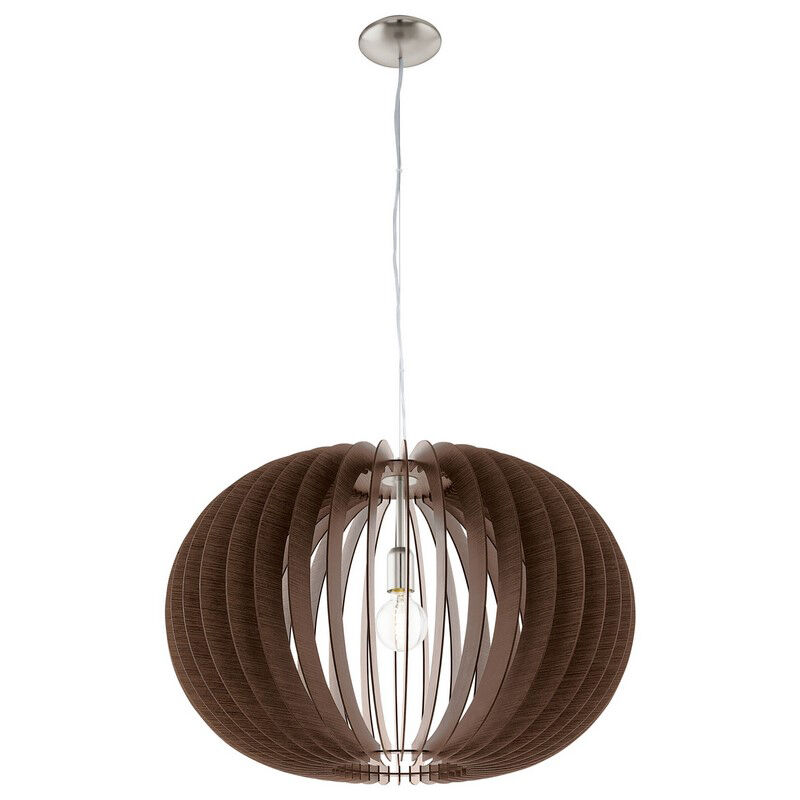 Brun rustik fönsterlampa trä, Kiran